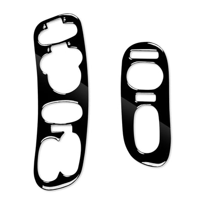 For Chevrolet Corvette C5 1998-2004 2 in 1 Car Door Control Panel with Memory Seat Decorative Sticker, Left Drive, Door Control Panel with Memory Seat