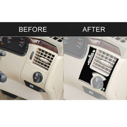 For Mercedes-Benz E-Class W210 1996-2002 Car Driver Side Air Outlet Decorative Sticker, Right Drive, Driver Side Air Outlet, Right Drive