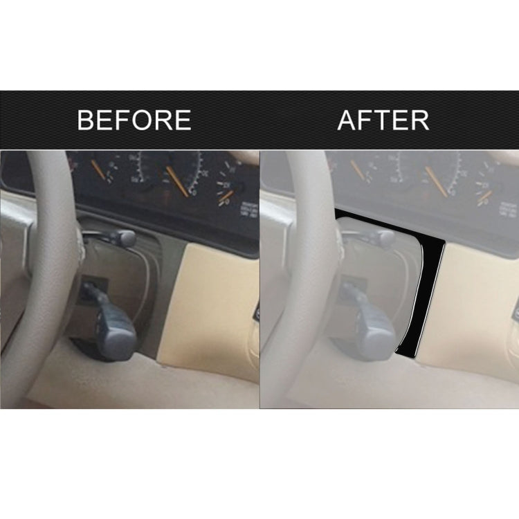 For Mercedes-Benz E-Class W210 1996-2002 Car Speedometer Below Decorative Sticker, Right Drive, Speedometer Below, Right Drive