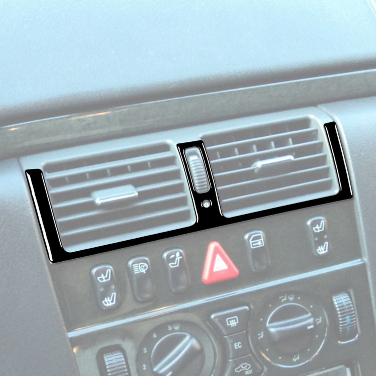 For Mercedes-Benz E-Class W210 1996-2002 Car Central AC Air Outlet Decorative Sticker, Left and Right Drive Universal, Central AC Air Outlet