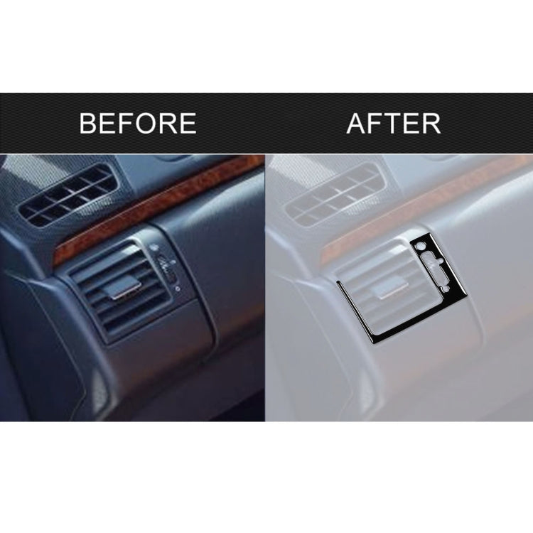 For Mercedes-Benz E-Class W210 1996-2002 Car Passenger AC Air Outlet Decorative Sticker, Right Drive, Passenger AC Air Outlet, Right Drive