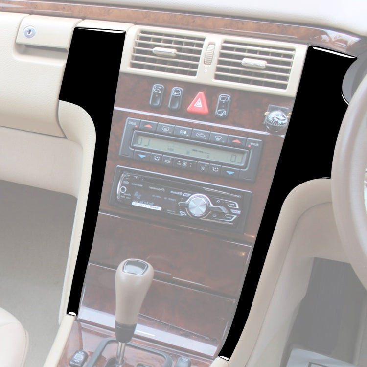 For Mercedes-Benz E-Class W210 1996-2002 Car Center Console Side Decorative Sticker, Right Drive, Center Console Side, Right Drive
