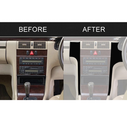 For Mercedes-Benz E-Class W210 1996-2002 Car Center Console Side Decorative Sticker, Right Drive, Center Console Side, Right Drive