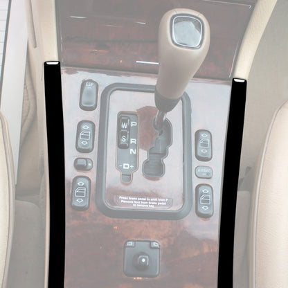 For Mercedes-Benz E-Class W210 1996-2002 Car Gear Decorative Sticker, Left and Right Drive Universal, Gear