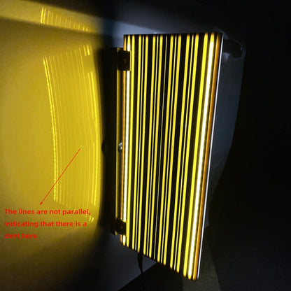 68LEDs Paintless Dent Repair Removal Tool Checking Reflector Line Stripe Light Detection Board, Stripe Light