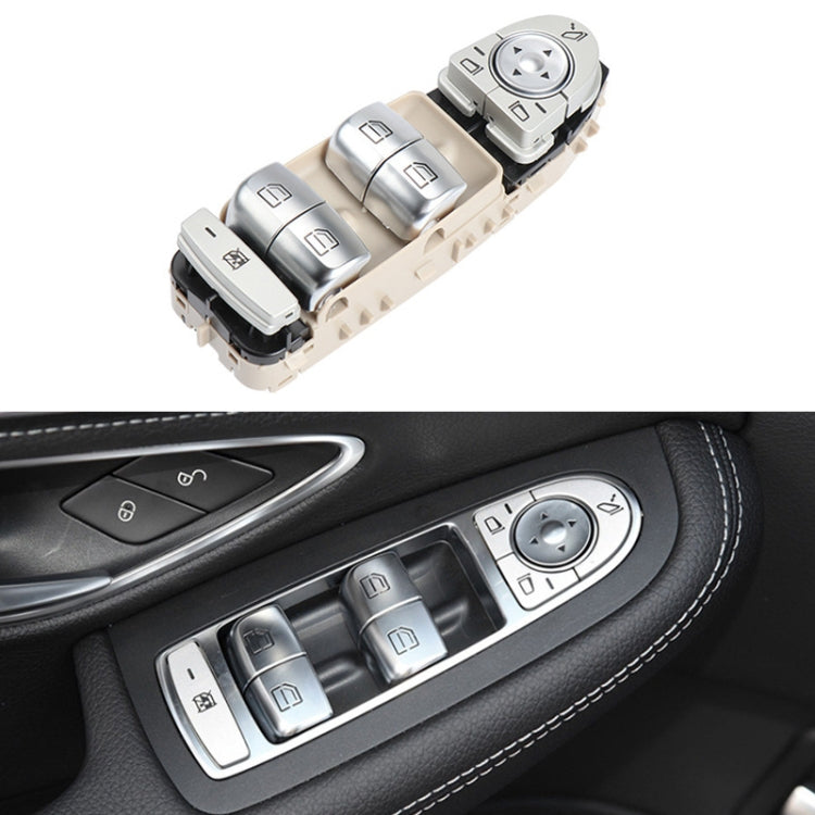 Car Auto Electronic Window Master Control Switch Button for Mercedes-Benz C Class W205 2015-2021, For Mercedes-Benz C Class (Brown), For Mercedes-Benz C Class (Black), For Mercedes-Benz C Class (Beige)