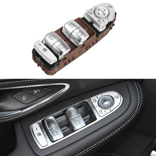 Car Auto Electronic Window Master Control Switch Button for Mercedes-Benz C Class W205 2015-2021, For Mercedes-Benz C Class (Brown), For Mercedes-Benz C Class (Black), For Mercedes-Benz C Class (Beige)