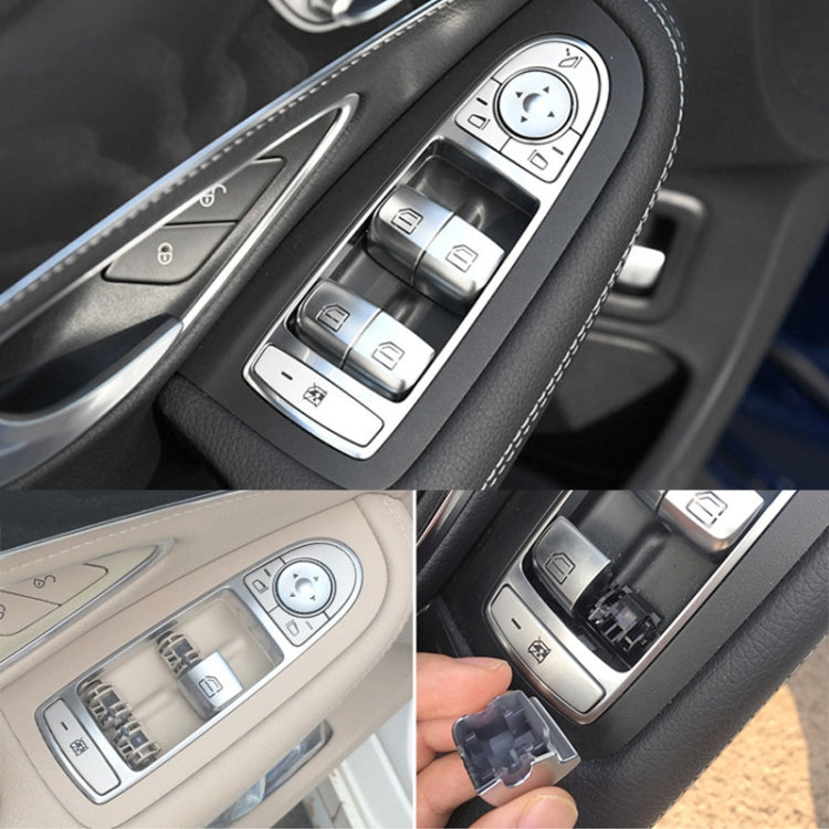 Car Auto Electronic Window Master Control Switch Button for Mercedes-Benz C Class W205 2015-2021, For Mercedes-Benz C Class (Brown), For Mercedes-Benz C Class (Black), For Mercedes-Benz C Class (Beige)