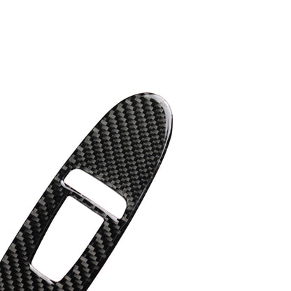 2 PCS Car Carbon Fiber Window Lift Panel Decorative Sticker for Infiniti Q50, Left Drive, Window Lift Panel (2 PCS)