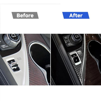Car  Left Drive Carbon Fiber Driver Panel Decorative Sticker for Infiniti Q50 / Q60 2014-2020, Driver Panel