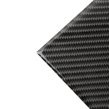 2 PCS Car Carbon Fiber Rear Water Cup Holder Panel Decorative Sticker for Infiniti Q50 / Q60 2014-2020, Rear Water Cup Holder Panel