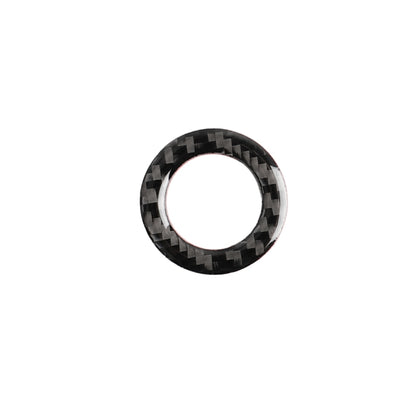 Car Carbon Fiber One-button Start Decorative Sticker for Infiniti Q50 / Q60 2014-2020, One-button Start