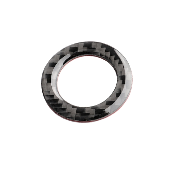 Car Carbon Fiber One-button Start Decorative Sticker for Infiniti Q50 / Q60 2014-2020, One-button Start