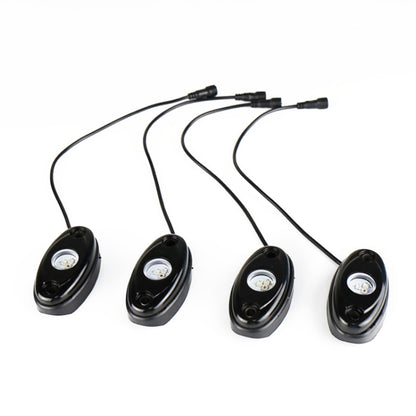 4 in 1 Universal Car APP Control RGB Chassis Atmosphere Lights Colorful Lighting Decorative Lamp, Car APP Control Atmosphere Lights