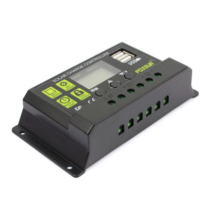 FOXSUR 10A Solar Charge Controller 12V / 24V Automatic Identification Controller, 10A