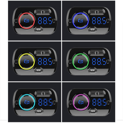 BC49BQ Car Digital Radio Receiver Bluetooth MP3 Player FM Transmitter Voice Assistant QC3.0 Quick Charger, BC49BQ