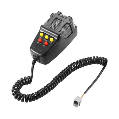 HW-1006B 12V 100W 125dB 5-tone Car Electric Alarm Air Horn Siren Speaker 5 Sound Tone Super Loud with Mic, HW-1006B