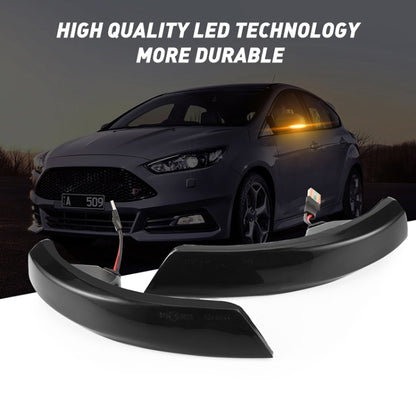2 PCS D12V / 5W Car LED Dynamic Blinker Reversing Light Flowing Water Turn Signal Light for Ford, For Ford