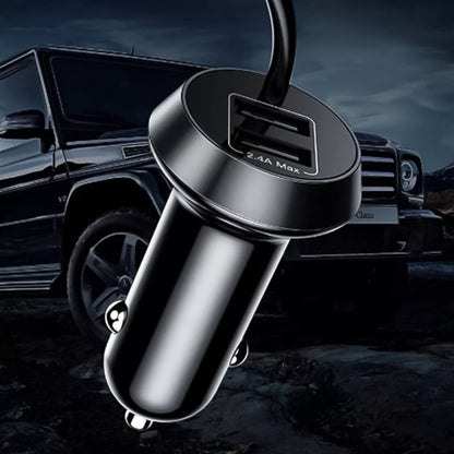 Universal Car 3 in 1 Quick Charger Dual Port USB Charger Power Outlet Adapter, Cable Length: 55cm, X3
