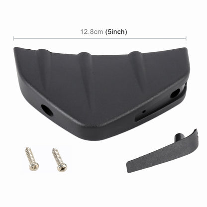 Universal Car-styling Black Plastic Rear Spat Valance Lip, Black
