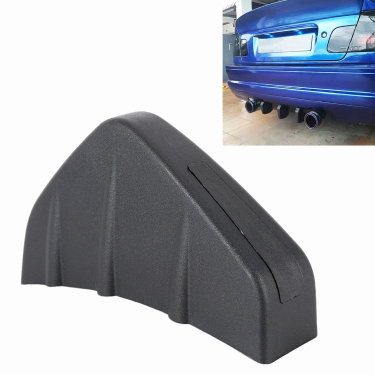 Universal Car-styling Black Plastic Rear Spat Valance Lip, Black