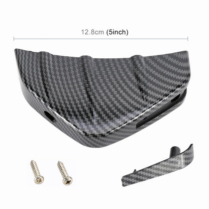 Universal Car-styling Carbon Fiber Texture Plastic Rear Spat Valance Lip, Carbon Fiber Texture
