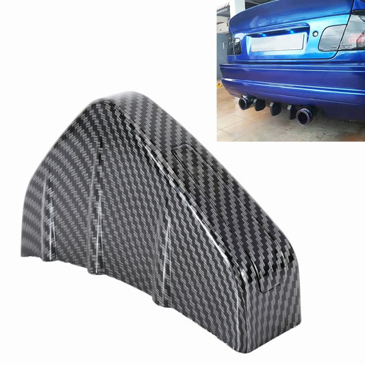 Universal Car-styling Carbon Fiber Texture Plastic Rear Spat Valance Lip, Carbon Fiber Texture