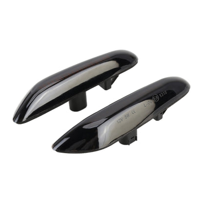 2 PCS D12V / 5W Car LED Dynamic Blinker Side Lights Flowing Water Turn Signal Light for BMW, Yellow Light, For BMW