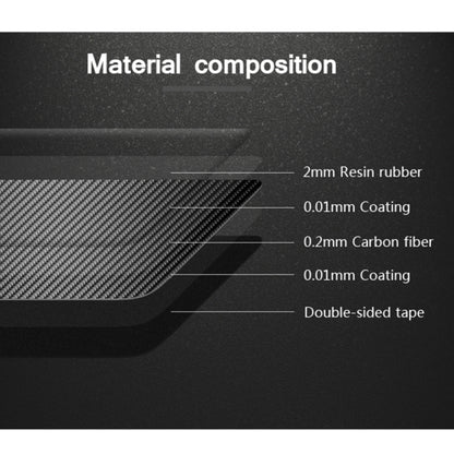 3 in 1 Car Carbon Fiber Steering Wheel Button Decorative Sticker for Honda Fit, Left and Right Drive Universal, For Honda Fit(A)
