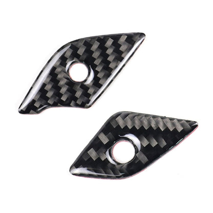 4 in 1 Car Carbon Fiber Steering Wheel Button Decorative Sticker for Cadillac xt5 2016-2017, Left and Right Drive Universal, For Cadillac xt5 2016-2017