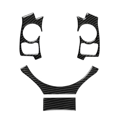 4 in 1 Car Carbon Fiber Steering Wheel Button Decorative Sticker for Lexus IS250 NX200 200t 300h, Left and Right Drive Universal, For Lexus IS250 NX200 200t 300h(B)