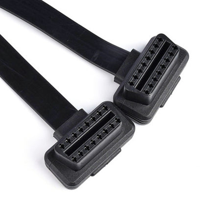 2 in 1 16PIN Car Elbow OBD Diagnostic Extended Cable OBD2 Cable, Elbow