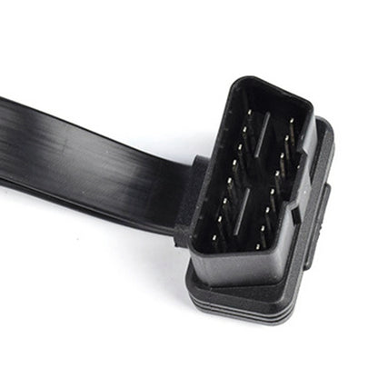 2 in 1 16PIN Car Elbow OBD Diagnostic Extended Cable OBD2 Cable, Elbow
