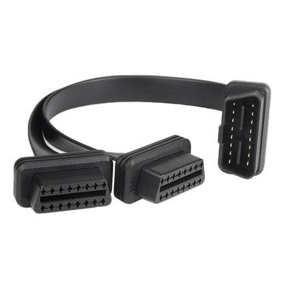 2 in 1 16PIN Car Straight Head OBD Diagnostic Extended Cable OBD2 Cable, Straight Head