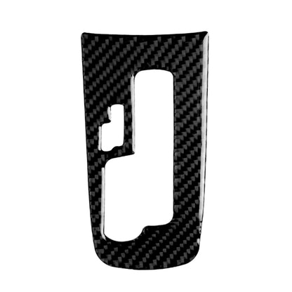 Car Carbon Fiber Center Control Gear Shift Position Panel Decorative Sticker for Chevrolet Cruze 2009-2015, Left and Right Drive Universal, Gear Shift Position