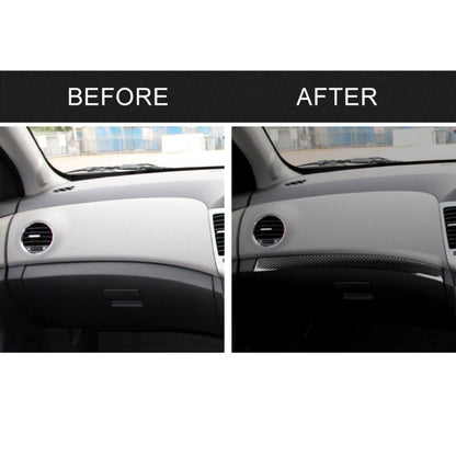 Car Carbon Fiber Dashboard Decorative Stripe for Chevrolet Cruze 2009-2015, Right Drive, Dashboard (RH)