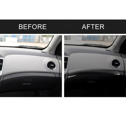 Car Carbon Fiber Dashboard Decorative Stripe for Chevrolet Cruze 2009-2015, Left Drive, Dashboard
