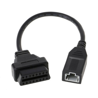 Car 3 Pin to 16 Pin OBD Cable for Honda, Cable Length: 40cm, 3 Pin to 16 Pin OBD Cable