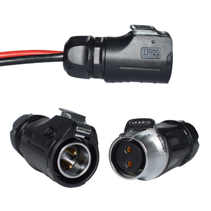 MC4 to LP20 2 Core Aviation Plug Female LED Display Connector, MC4 to LP20