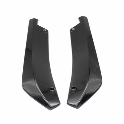 XH-6134 Black Car Universal Modified Rear Spoiler Anti-collision Protector Bar Strip Guard Sticker, Black