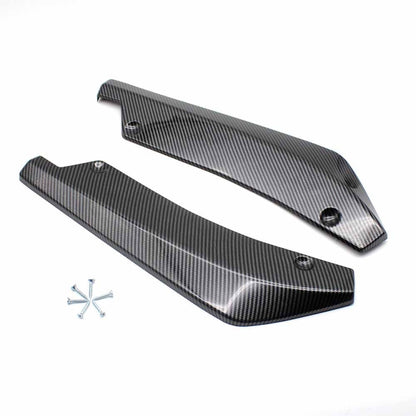XH-6134 Carbon Texture Car Universal Modified Rear Spoiler Anti-collision Protector Bar Strip Guard Sticker, Carbon Texture