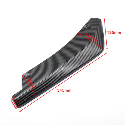 XH-6134 Carbon Texture Car Universal Modified Rear Spoiler Anti-collision Protector Bar Strip Guard Sticker, Carbon Texture