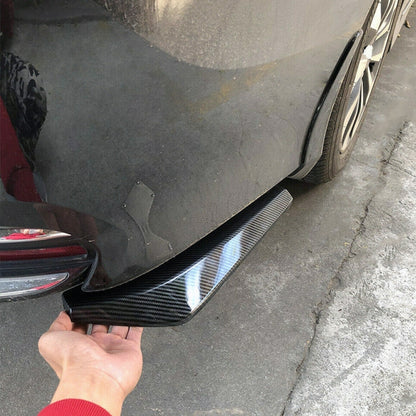 XH-6134 Carbon Texture Car Universal Modified Rear Spoiler Anti-collision Protector Bar Strip Guard Sticker, Carbon Texture