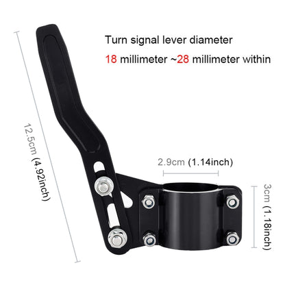Car Signal Pole Steering Wheel Quick Dial Metal Rotating Rod Steering Signal Rod Extension