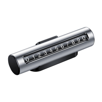 Car Metal Roller Creative Temporary Parking Card Parking Number Card, Metal Roller(Silver), Metal Roller (Silver Grey), Metal Roller(Black), Metal Roller(Red)