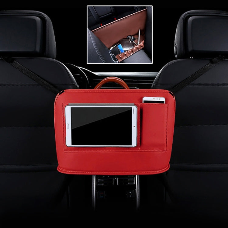 Car Front Seat Hanging Bag Mobile Phone Storage Bag, Mobile Phone Storage Bag (Beige), Mobile Phone Storage Bag (Red), Mobile Phone Storage Bag (Wine Red), Mobile Phone Storage Bag (Brown), Mobile Phone Storage Bag (Black), Mobile Phone Storage Bag