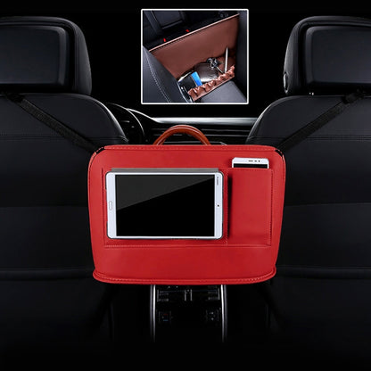 Car Front Seat Hanging Bag Mobile Phone Storage Bag, Mobile Phone Storage Bag (Beige), Mobile Phone Storage Bag (Red), Mobile Phone Storage Bag (Wine Red), Mobile Phone Storage Bag (Brown), Mobile Phone Storage Bag (Black), Mobile Phone Storage Bag