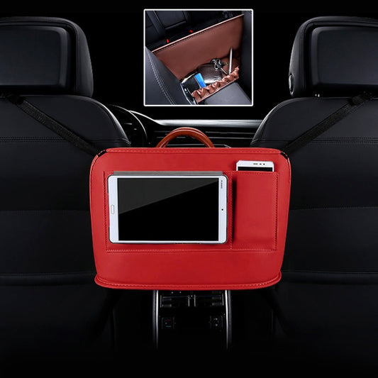 Car Front Seat Hanging Bag Mobile Phone Storage Bag, Mobile Phone Storage Bag (Red), Mobile Phone Storage Bag (Wine Red), Mobile Phone Storage Bag (Brown), Mobile Phone Storage Bag (Black), Mobile Phone Storage Bag, Mobile Phone Storage Bag (Beige)