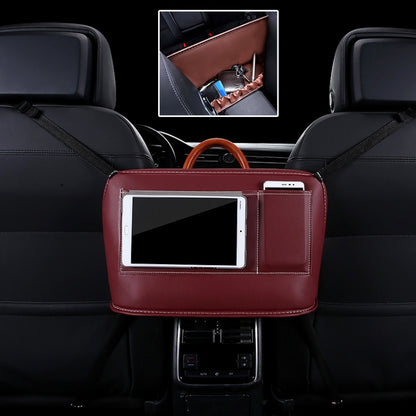 Car Front Seat Hanging Bag Mobile Phone Storage Bag, Mobile Phone Storage Bag (Beige), Mobile Phone Storage Bag (Red), Mobile Phone Storage Bag (Wine Red), Mobile Phone Storage Bag (Brown), Mobile Phone Storage Bag (Black), Mobile Phone Storage Bag