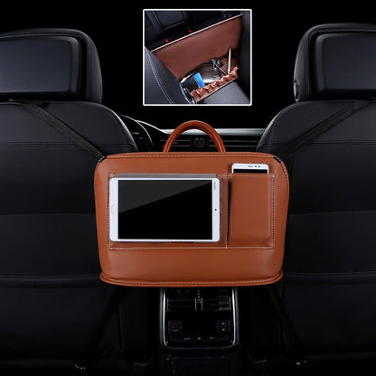 Car Front Seat Hanging Bag Mobile Phone Storage Bag, Mobile Phone Storage Bag (Beige), Mobile Phone Storage Bag (Red), Mobile Phone Storage Bag (Wine Red), Mobile Phone Storage Bag (Brown), Mobile Phone Storage Bag (Black), Mobile Phone Storage Bag